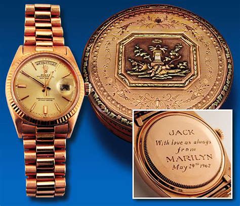 jfk rolex watch|marilyn monroe rolex.